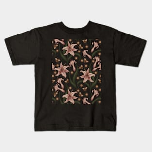 Lilies and Bees Kids T-Shirt